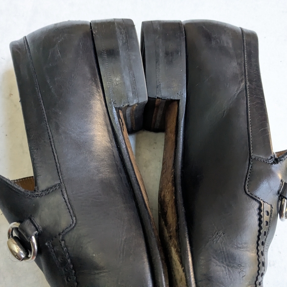 Gucci Horsebit Loafers Black Leather Men US 9.5 main image 7